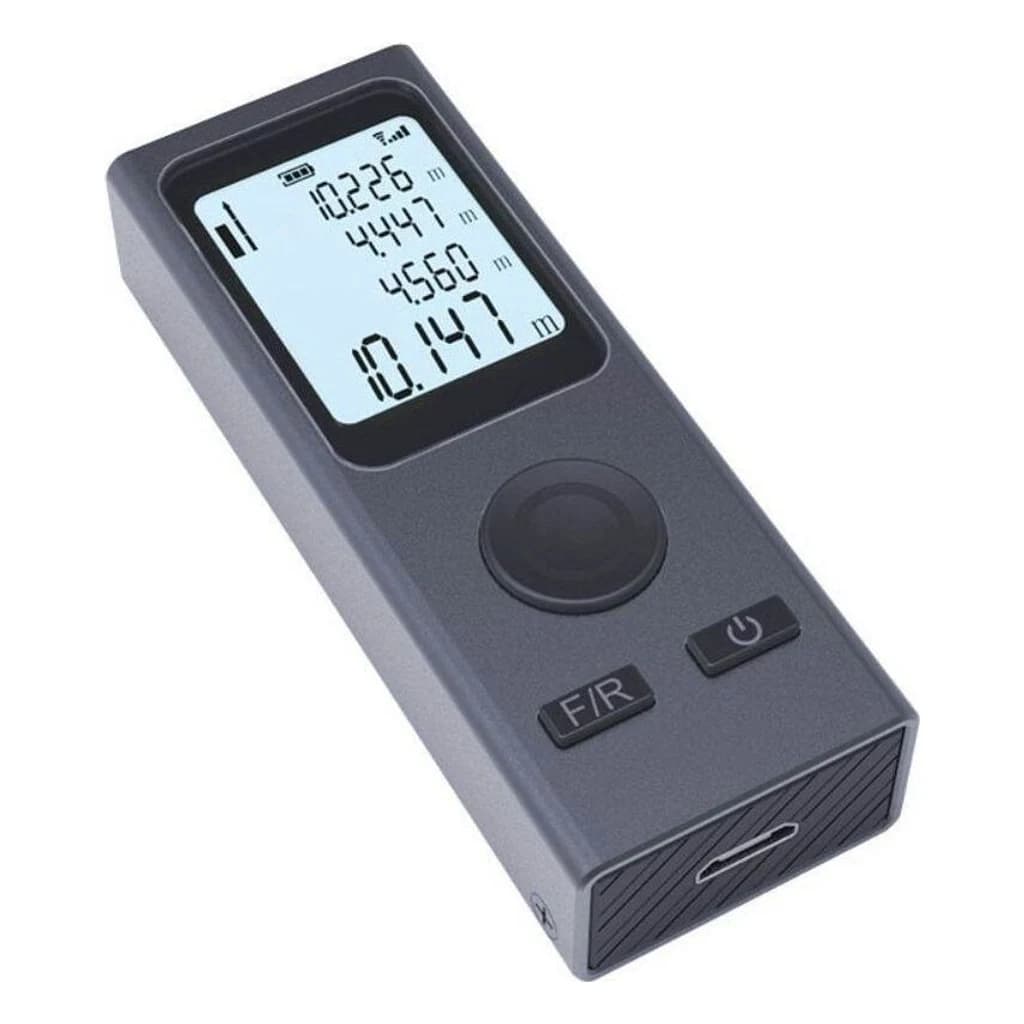 Laser Distance Measure with Pocket Clip, 30 m