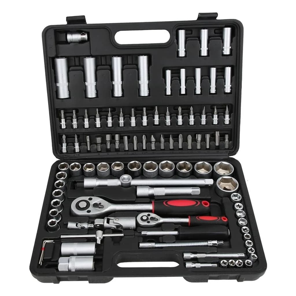 Magnetic Socket and Bit Case, 94 Pieces